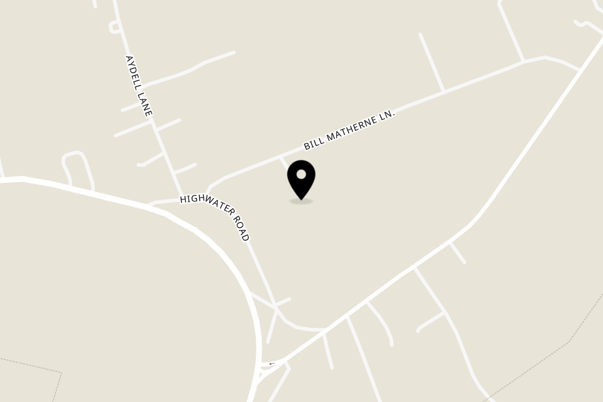 Map showing the location of Marlie's Restaurant on 16525 LA-16 in French Settlement